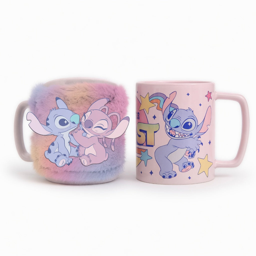 Mug Peluche Stitch & Angel 440 ml