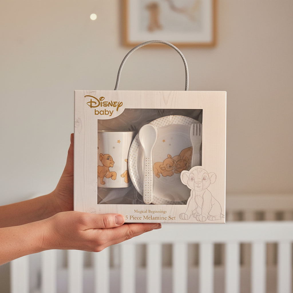 Coffret Vaisselle Bébé Simba - 5 pièces en mélamine