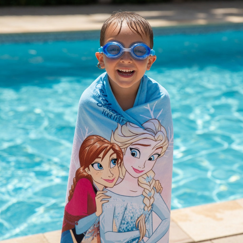 Set Serviette Microfibre + Lunettes de Natation - La Reine des Neiges