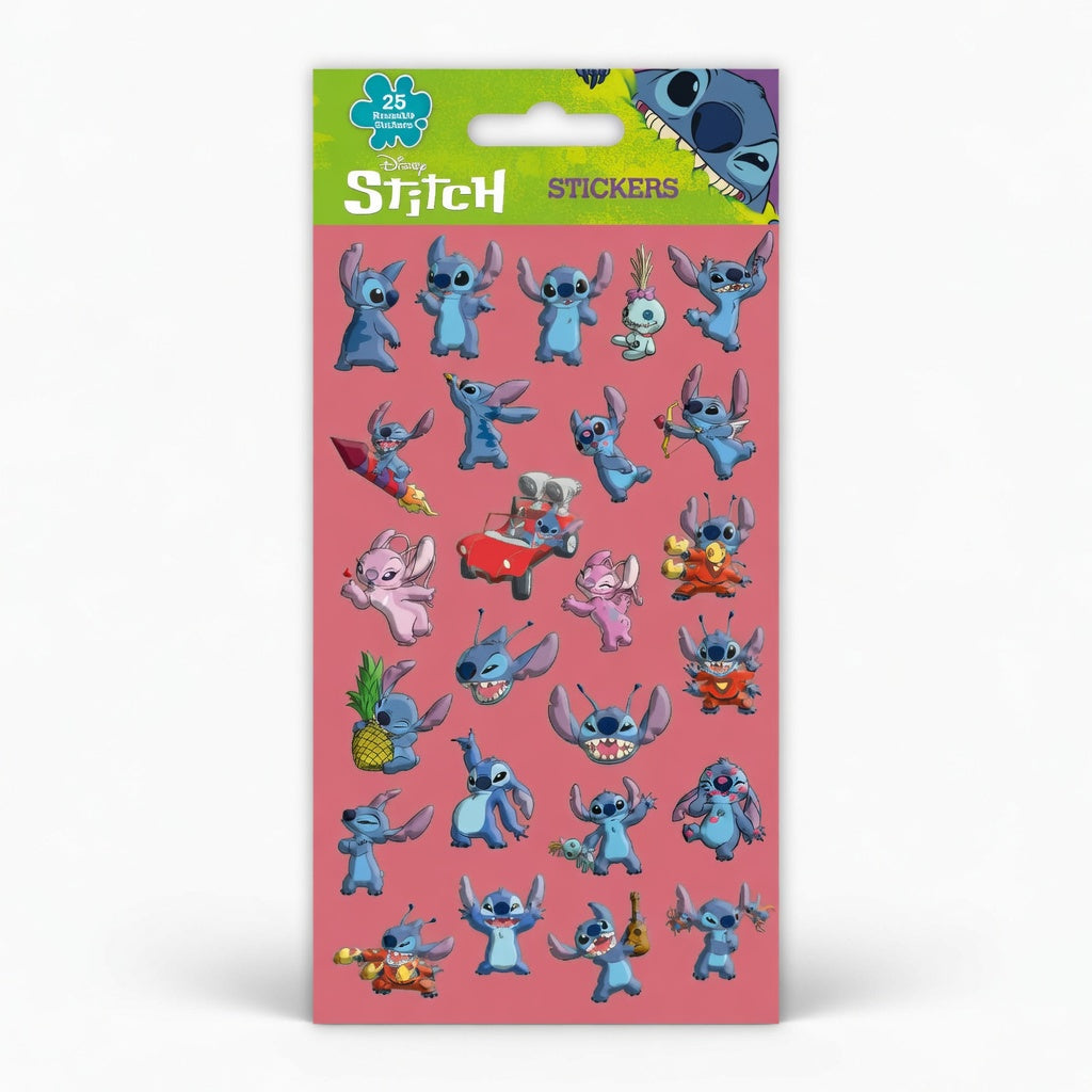 25 Stickers Stitch & Angel au choix