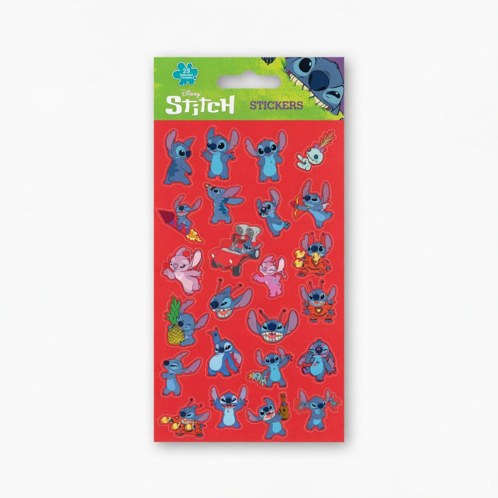 25 Stickers Stitch & Angel au choix