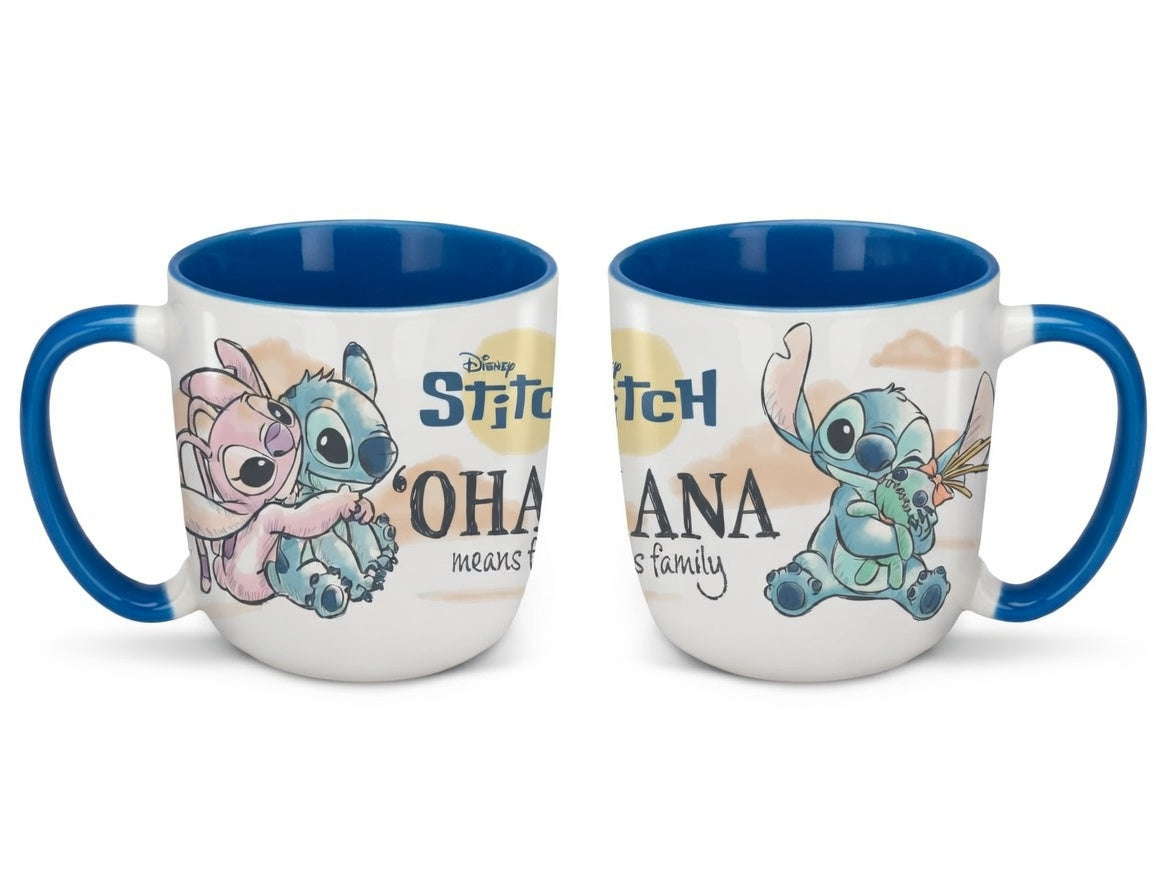 Mug Ohana Stitch & Angel - 384 ml