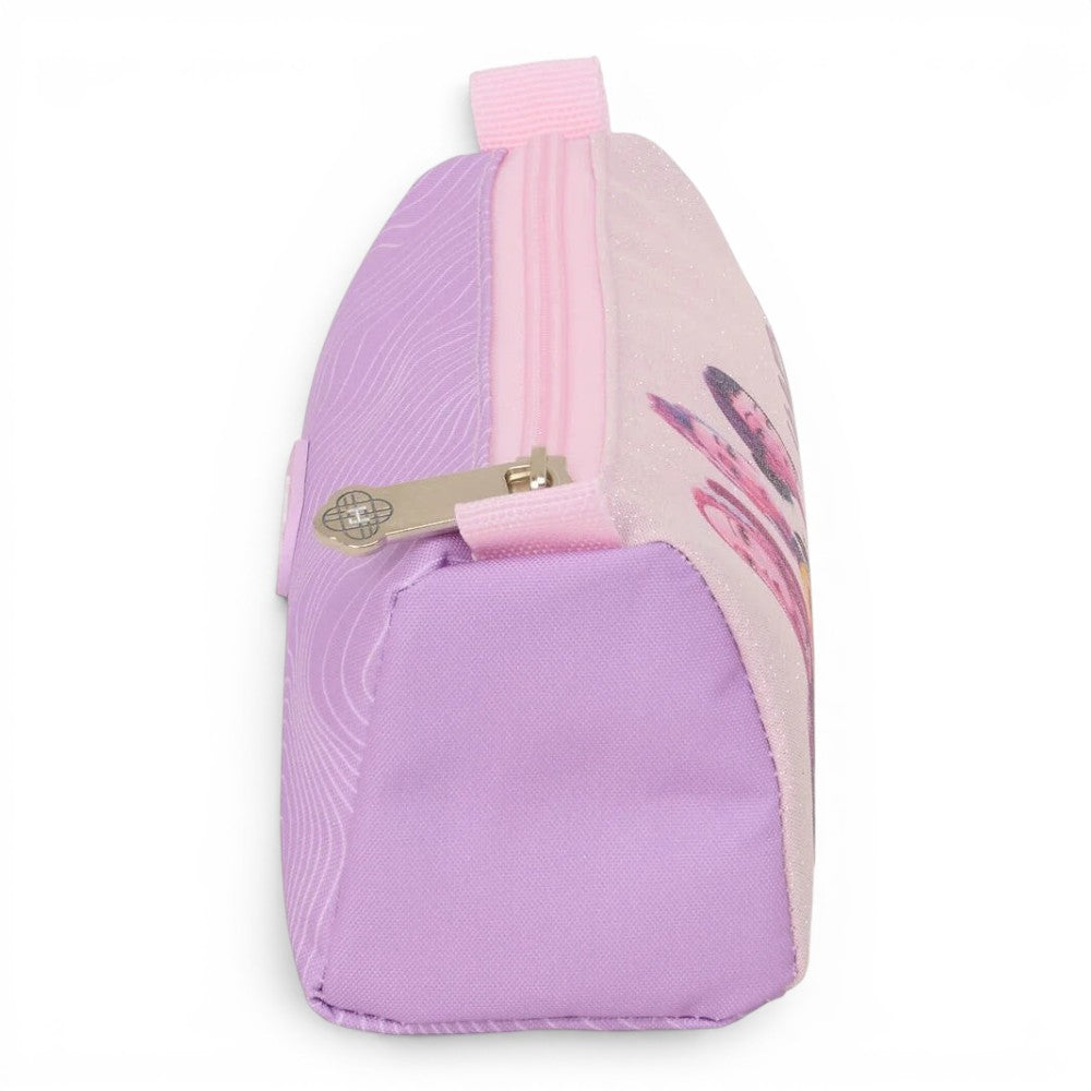 Trousse Huntrix rose pailletée
