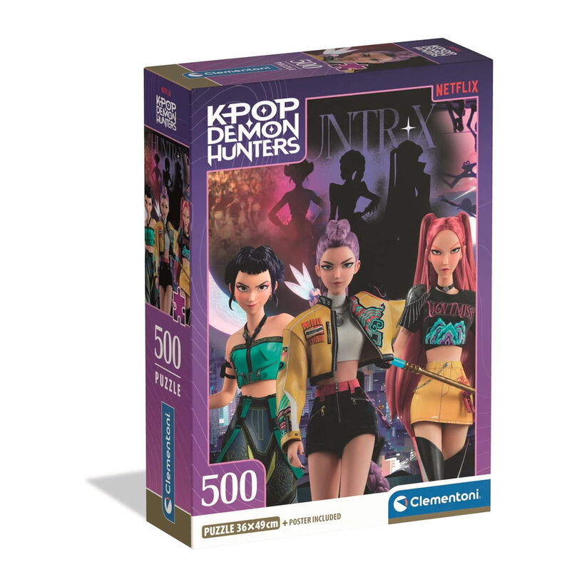 Puzzle 500 pcs + Poster Huntrix