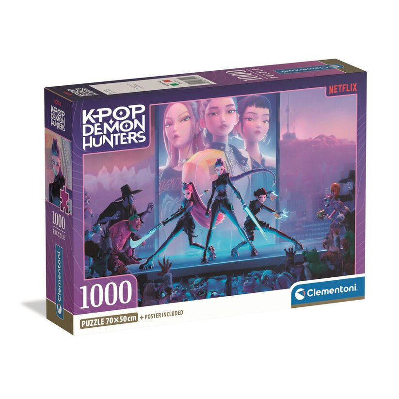 Puzzle 1000 pcs + Poster KPOP Demon Hunters