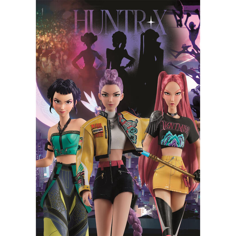 Puzzle 500 pcs + Poster Huntrix