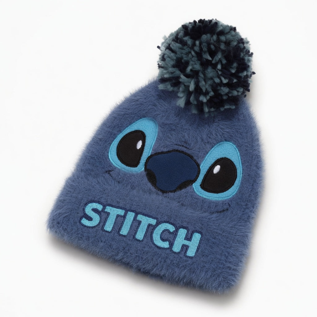 Bonnet Pompon Fluffy Stitch