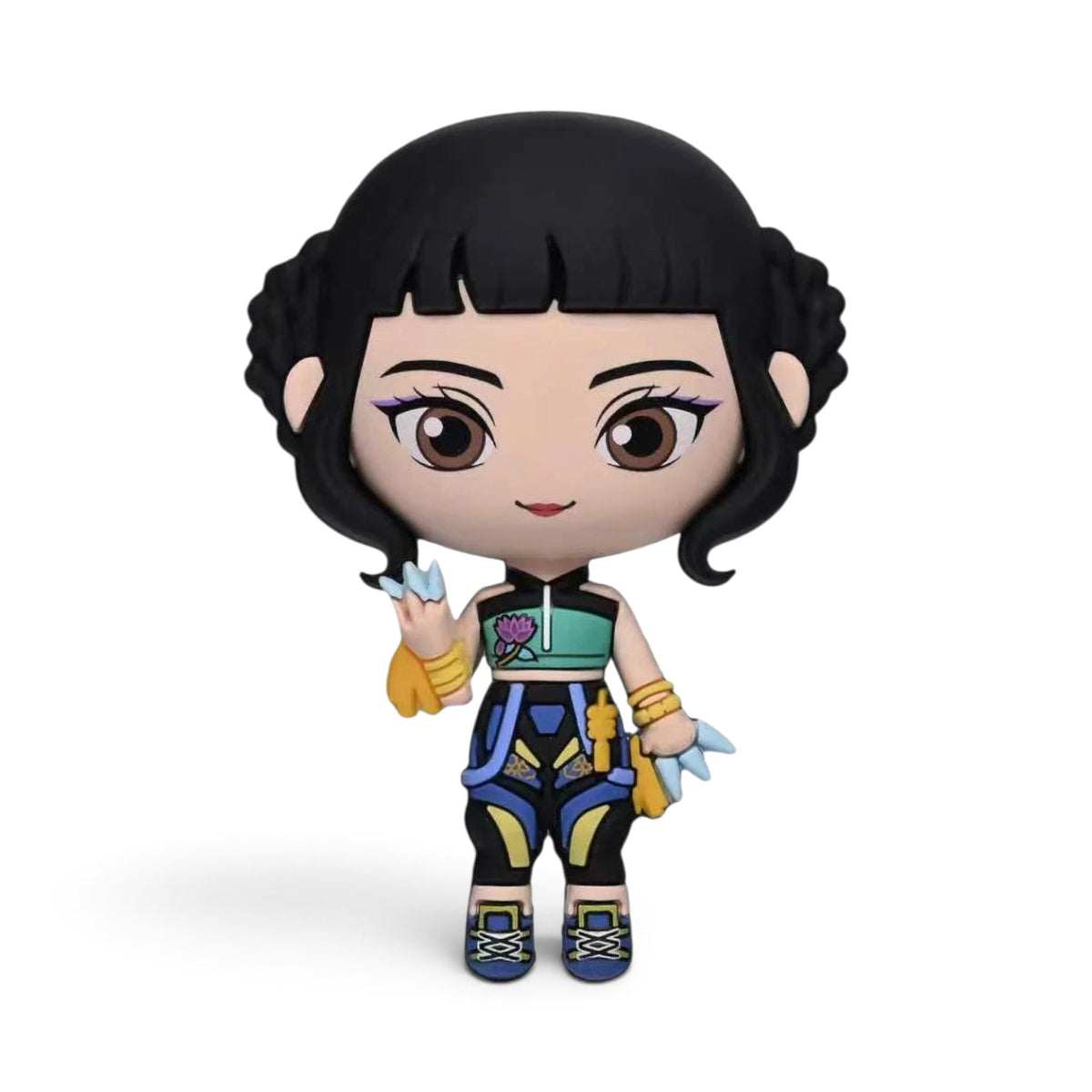 Aimant 3D en mousse Le Studio Fantastique représentant Zoey du groupe HUNTR/X de K-Pop Demon Hunters