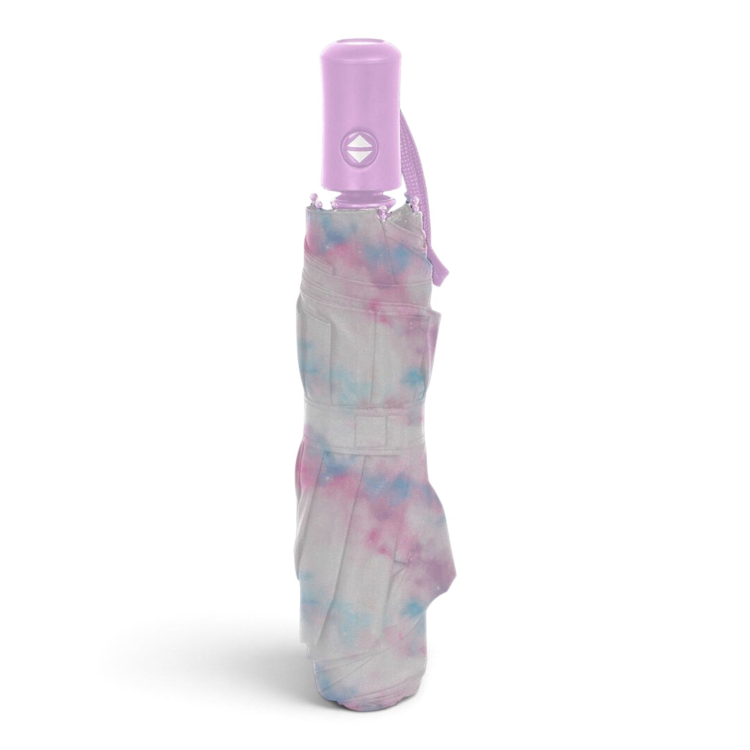 Parapluie pliable Le Studio Fantastique KPop Demon Hunters Huntrix aux motifs pastel rose, bleu et violet