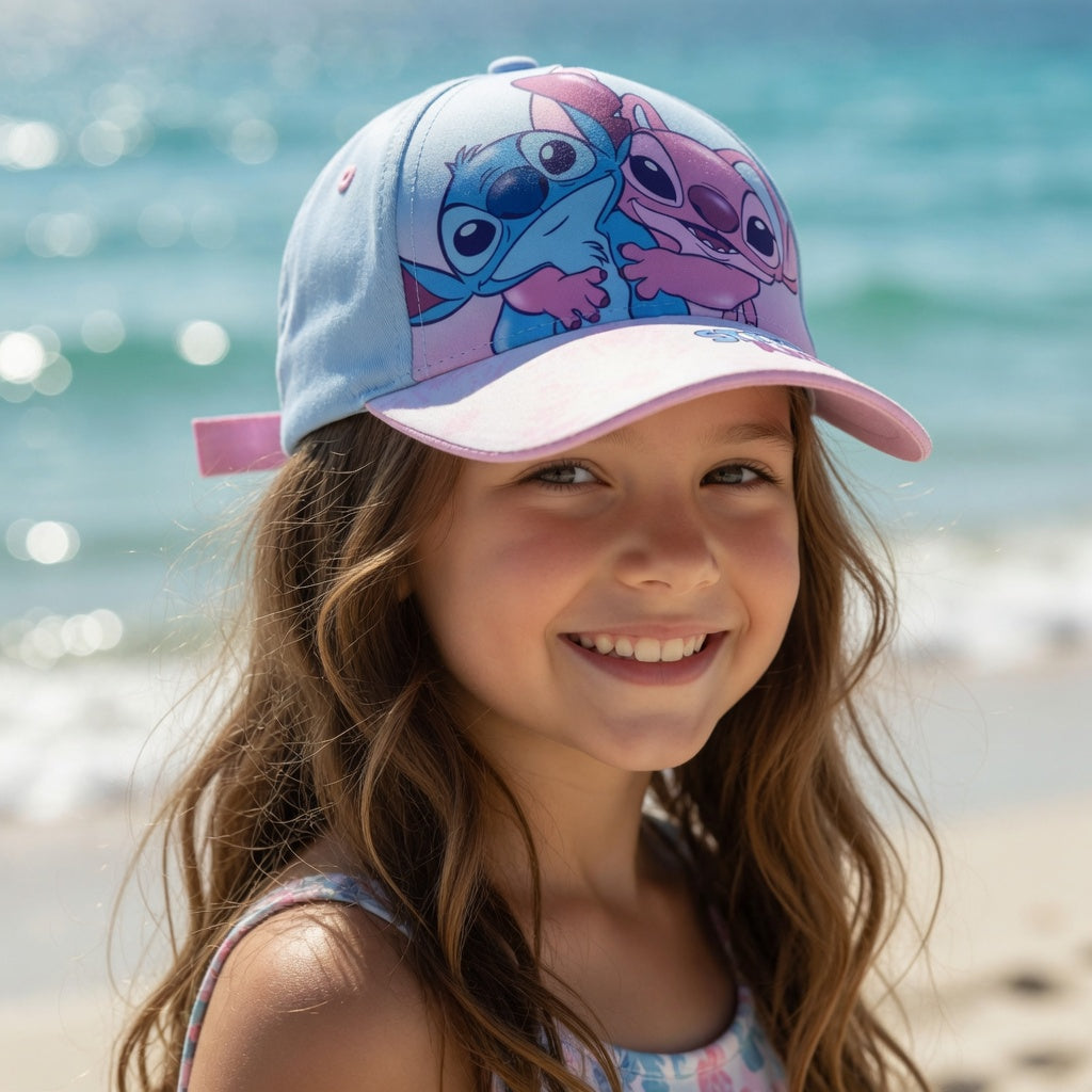 Casquette Stitch rose - Enfant