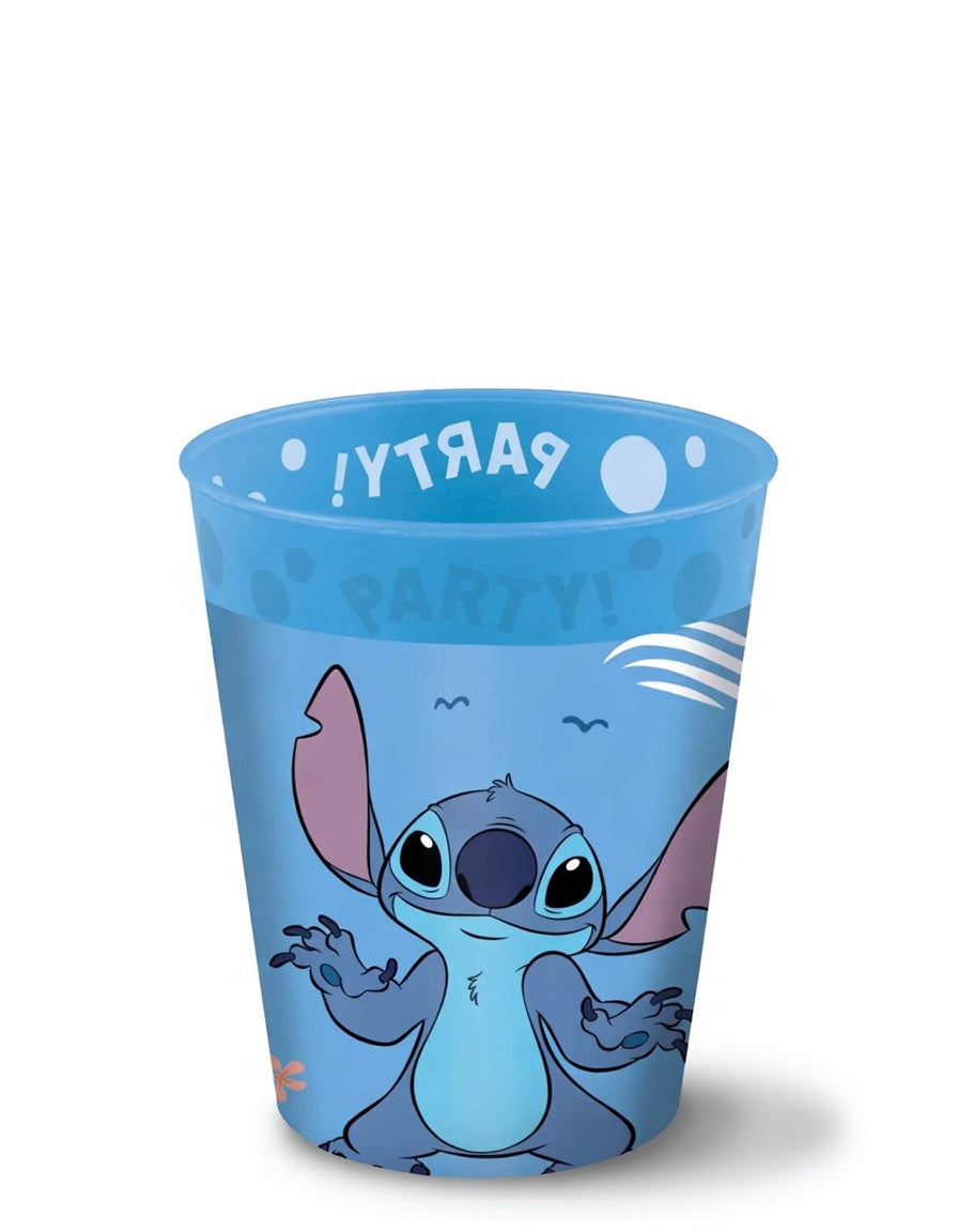 4 Gobelets Réutilisables Stitch 250 ml - Lot Festif