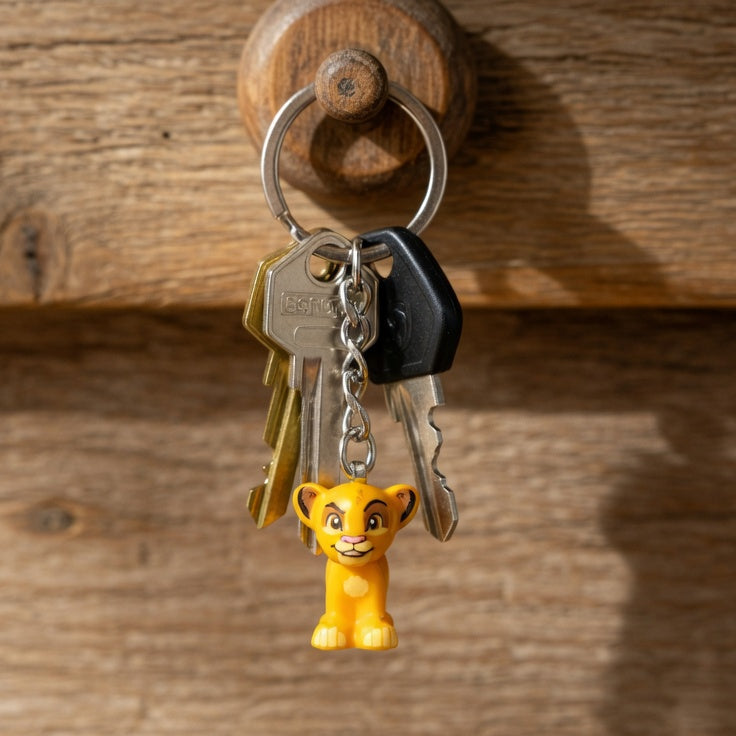 Porte-clés Simba - Le Roi Lion | Figurine LEGO 8 cm