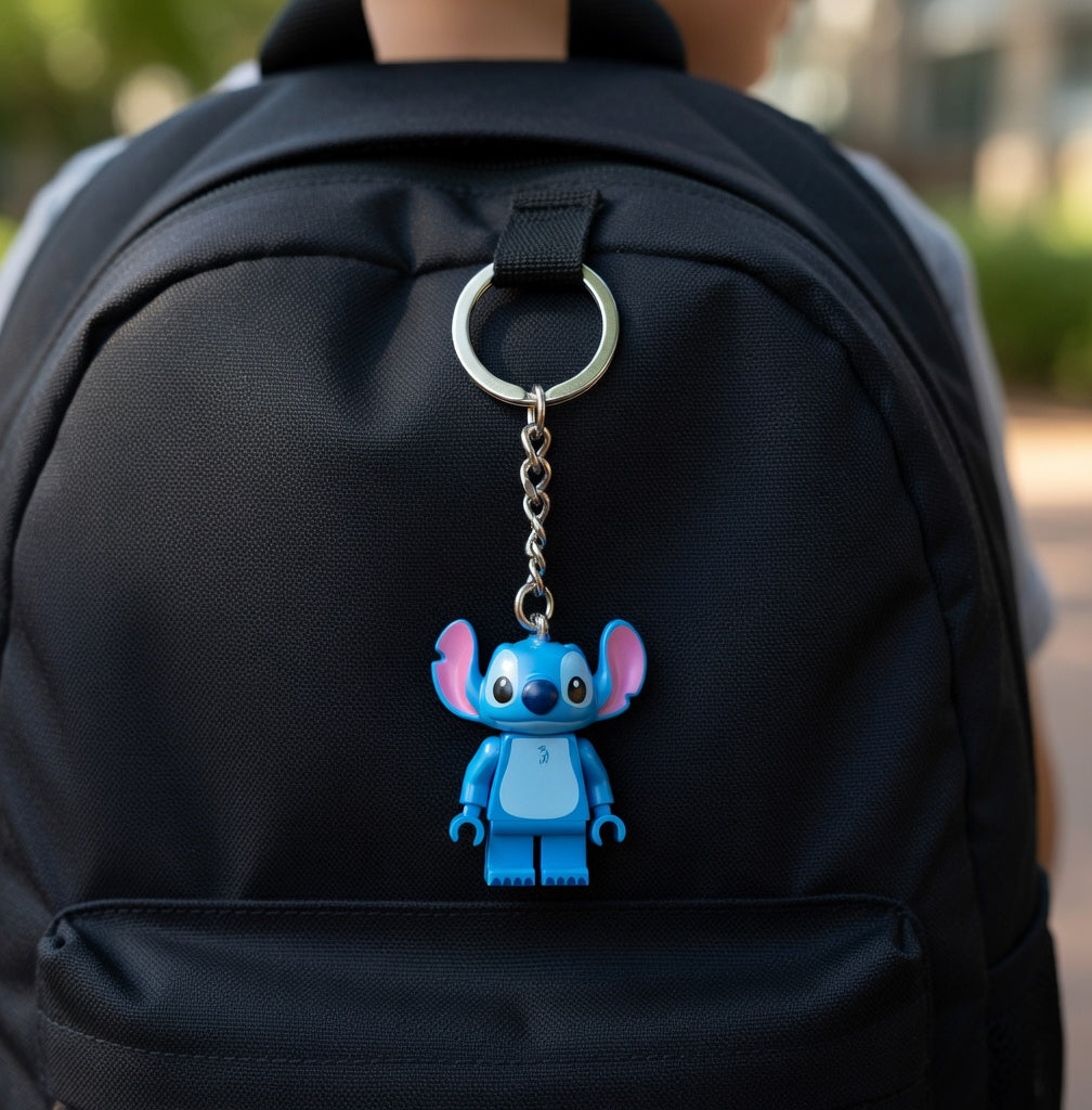 Porte-clés Lego Stitch - Minifigurine 9 cm