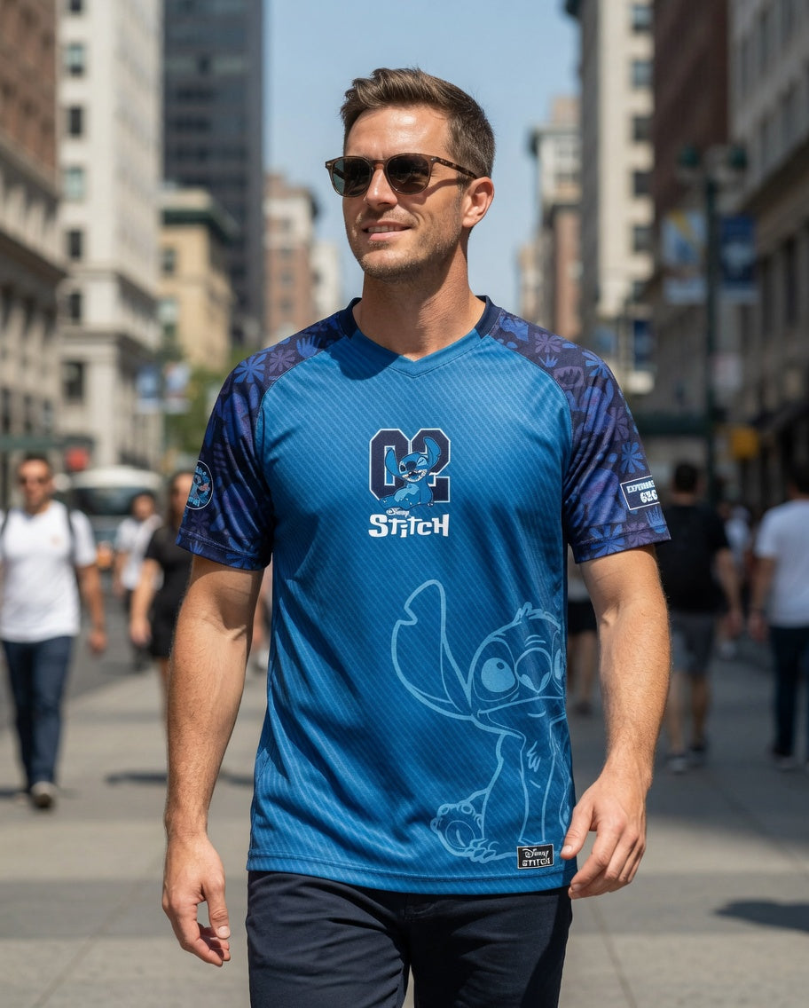 T-shirt Oversize Stitch - Style Maillot de Foot