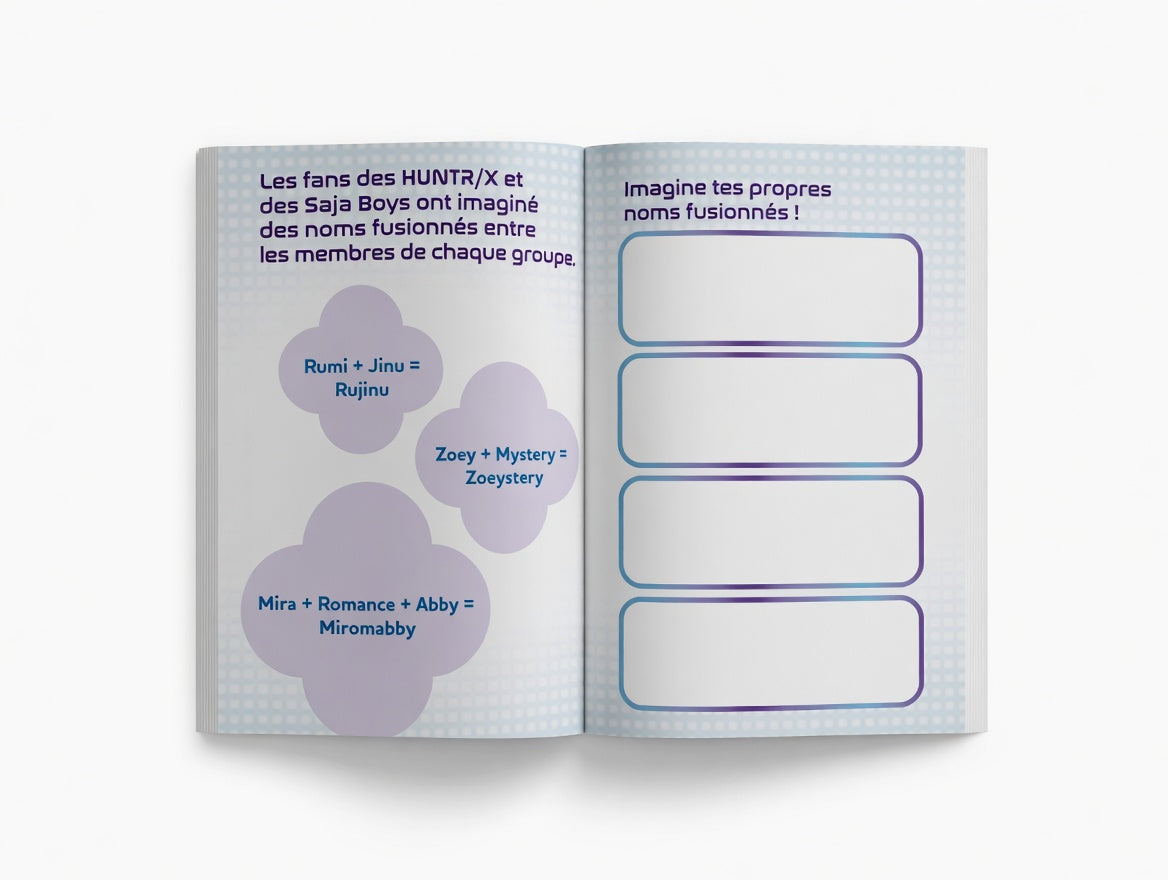 Journal intime Huntrix - 128 pages interactives