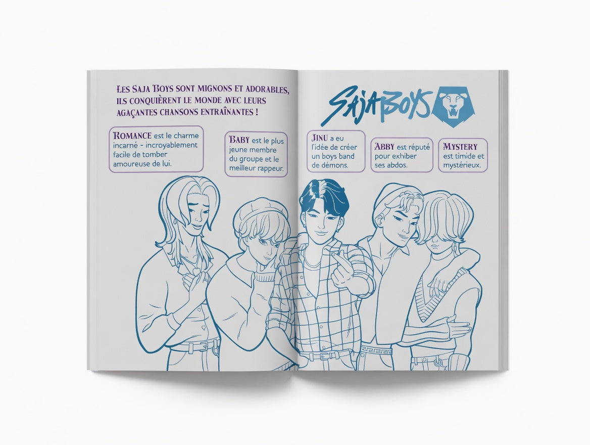 Journal intime Huntrix - 128 pages interactives