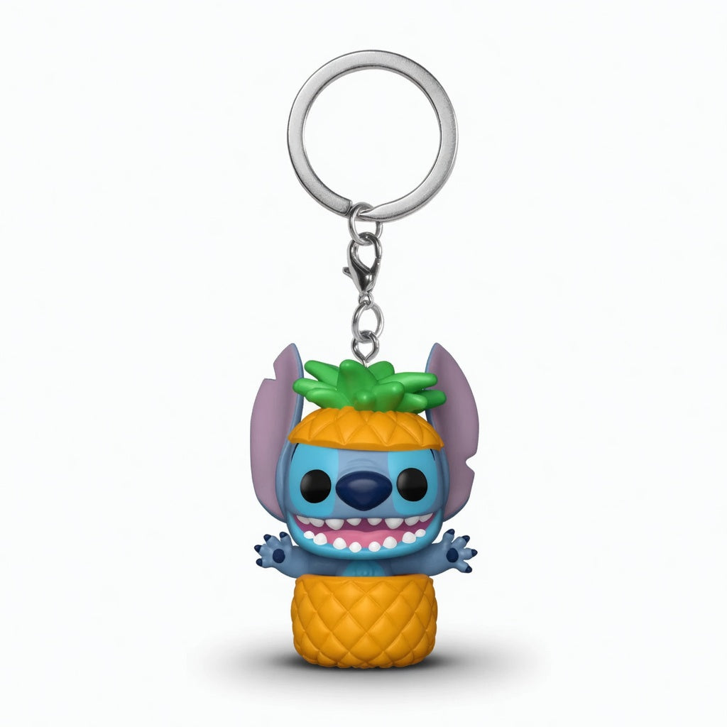 Porte-clés Pocket Pop Stitch en Ananas - 4 cm