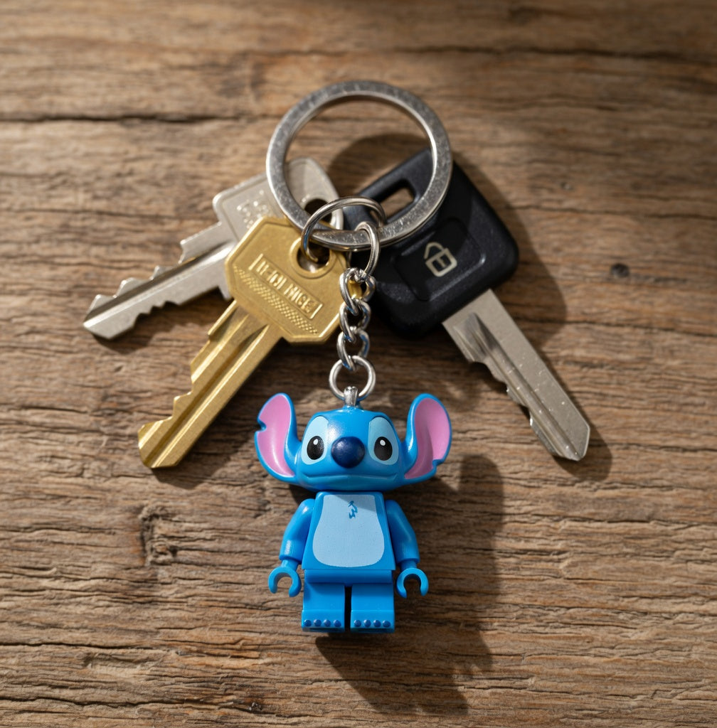 Porte-clés Lego Stitch - Minifigurine 9 cm